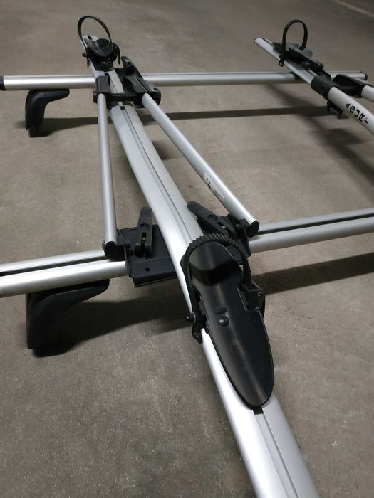 Bagażnik/wieszak rowerowy na 2 rowery + relingi Opel Vectra C