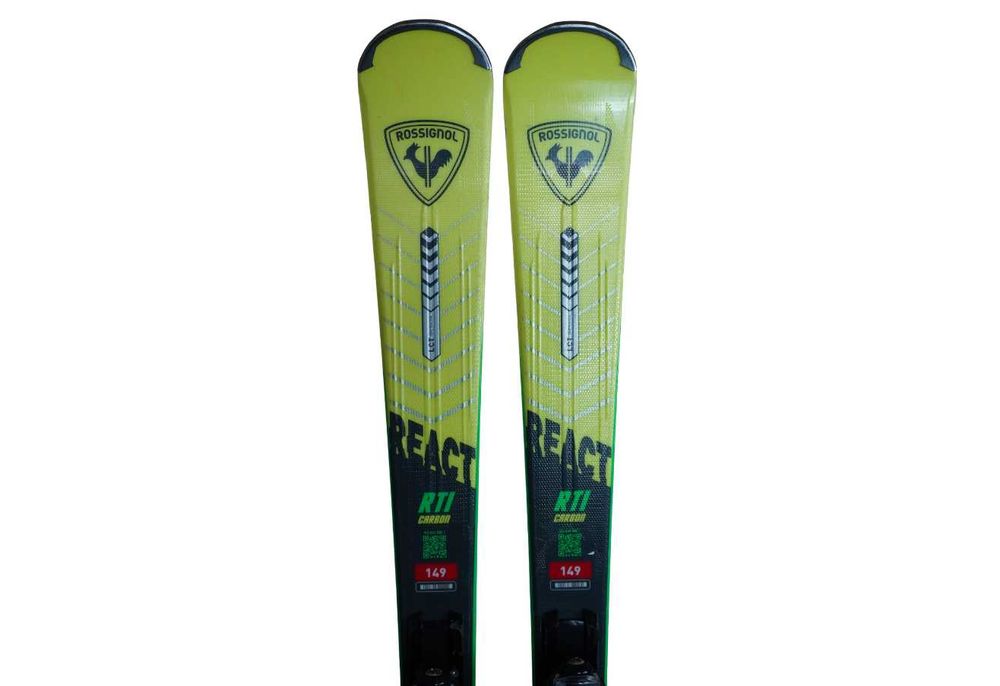 Narty Rossignol React RTI Carbon, długość 149 cm, używane / 6595