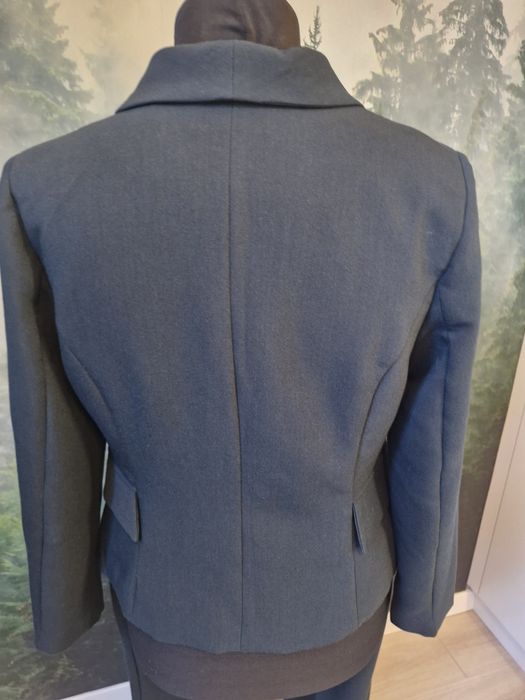 Kostium  marynarka żakiet spodnie zieleń butelkowa M Quiosque