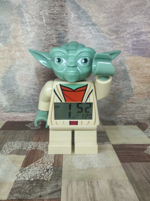 Часы, будильник Йода Yoda LEGO Star Wars.