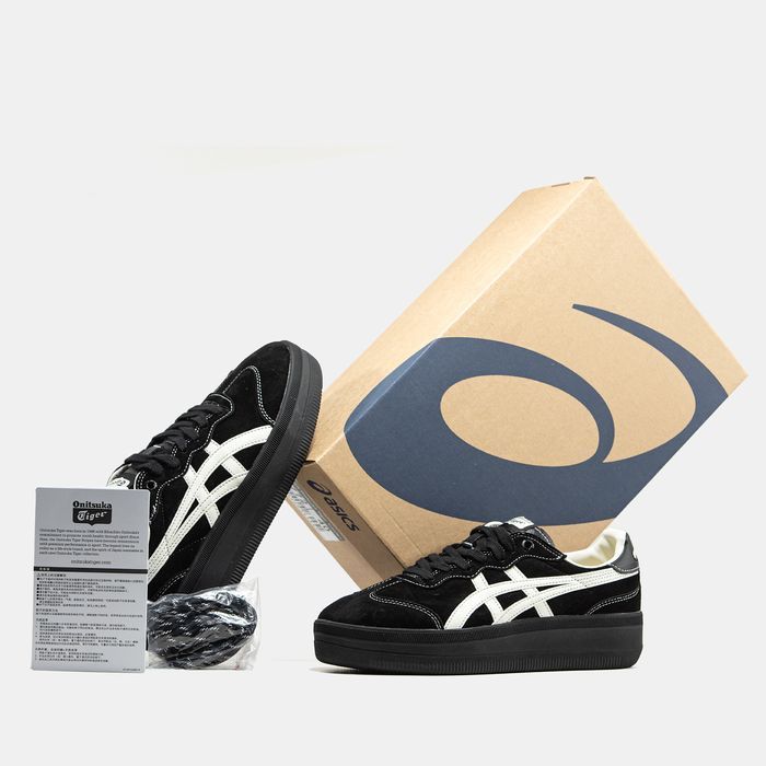 Кросівки Кроссовки Asics Onitsuka Tiger Tokuten Black Чёрный Чорний Кросовки повсякденні