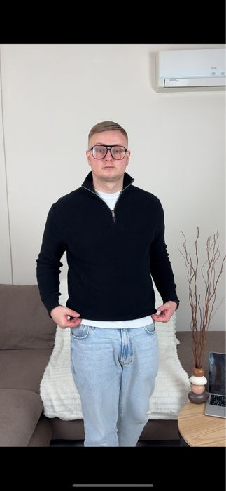 Мужская кофта полузамок H&M