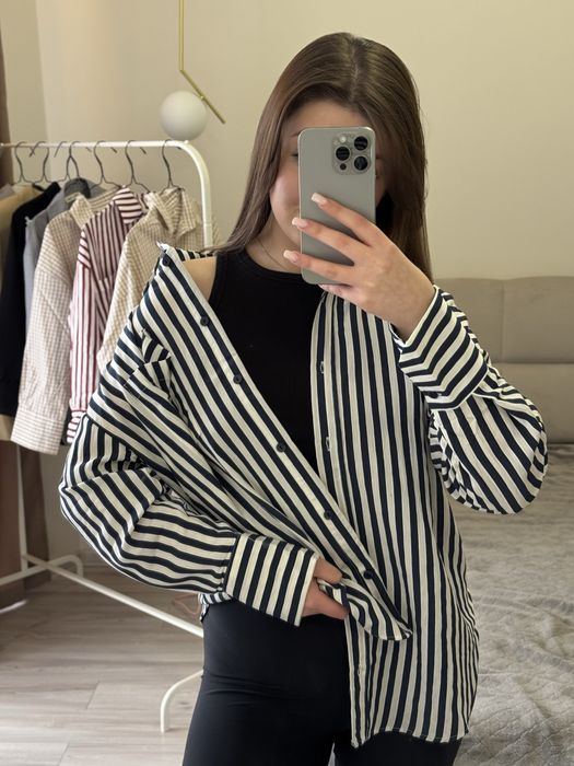 Сорочка жіноча в полоску