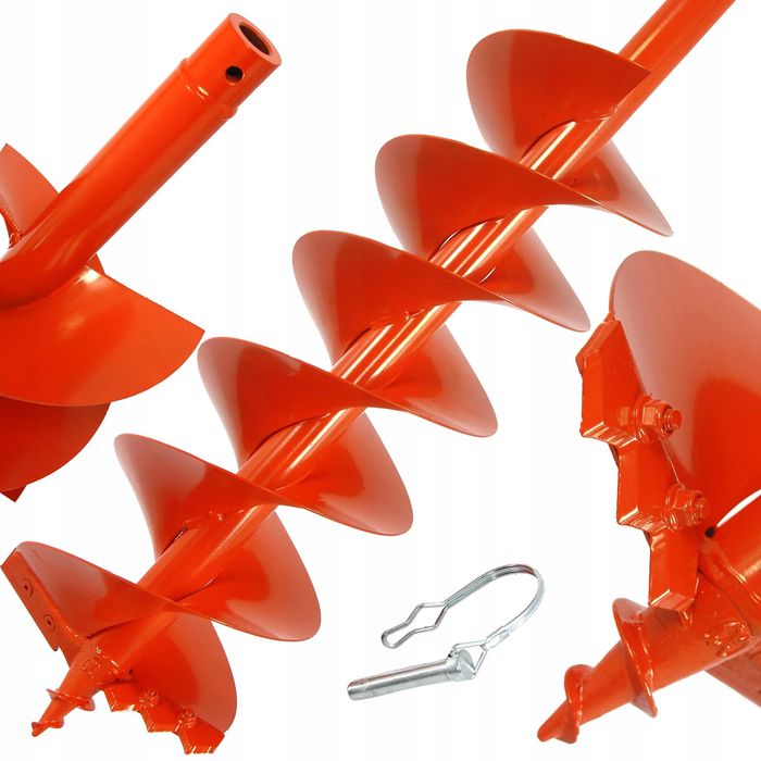 WIertło do gleby świdra wiertnicy 20cm 200x800mm PROFI double spiral