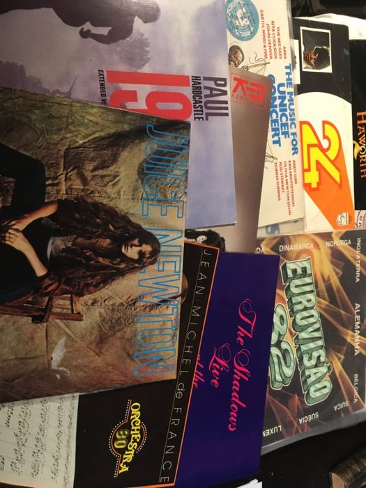 Lote 10 Lp's vinil - The Shadows, Juice Newton, Paul Hardcastle, Nana
