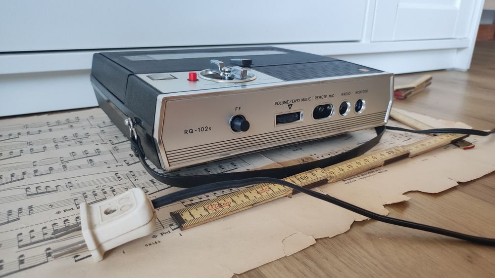 National RQ-102S Panasonic Gravador de bobines antigo