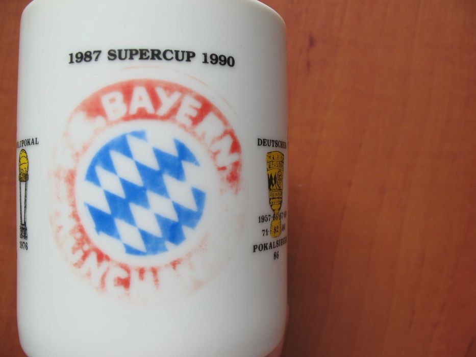Kubek FC Bayern Monachium, biały, 300 ml 1996 r
