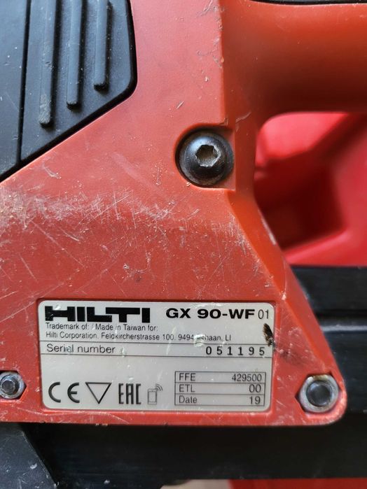 Gwoździarka HILTI GX90-WF