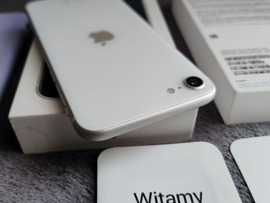 IPhone SE 2020 White / 64GB / sprawny / bez blokad Kraków Dębniki