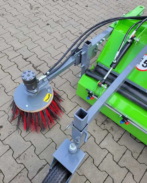 Zamiatarka szczotka 40/60cm siłownik wózek widłowy/traktorki/tuz/euro