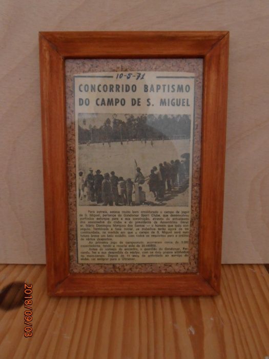 Inauguração do Campo S. Miguel Gondomar
