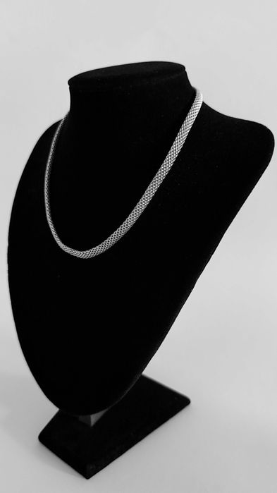 Srebrny Łańcuszek splot "ŻMIJKA" 43,5 CM 13 GRAM ! PR. 925 Okazja !