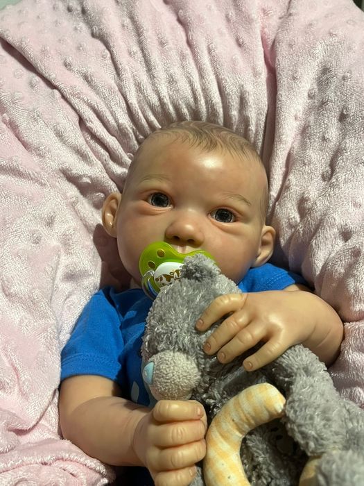 Lalka reborn + mega wielka wyprawka ubrań i fotelik