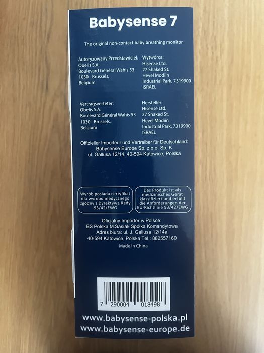 Minitor oddechu dziecka Babysense 7