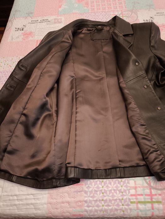 Casaco de senhora em pele genuina