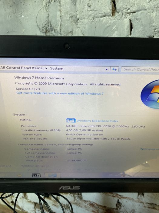 Продам моноблок Asus et2012 intel з кріпленням