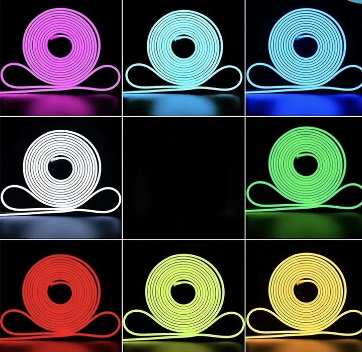 Taśma led - neon - RGB - bluetooth -  6m