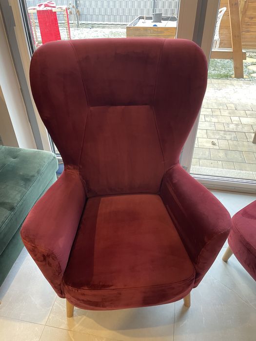 Fotel wypoczynkowy z podnóżkiem