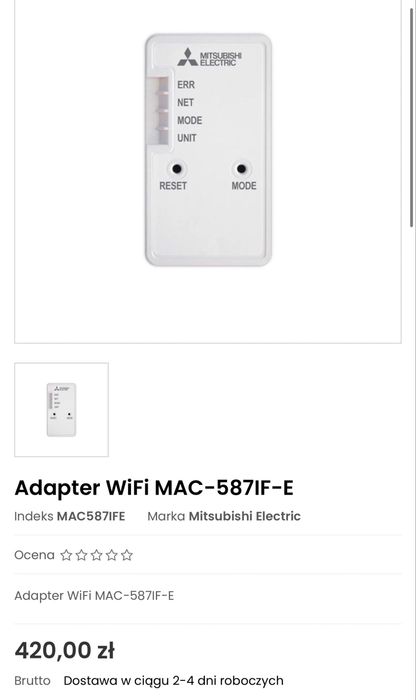 Adapter WiFi MAC-587IF-E