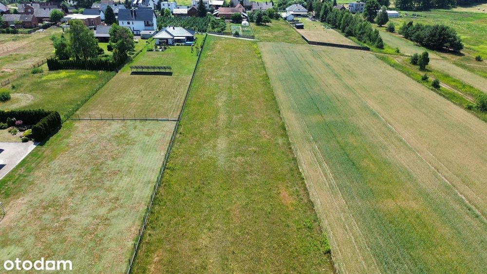 Działka budowlana 3083 m², asfaltowy dojazd