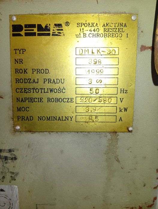 Piła REMA  DMLD-40,,DMLK-30, z wózkiem bocznym,formatówka DMMD 40-340