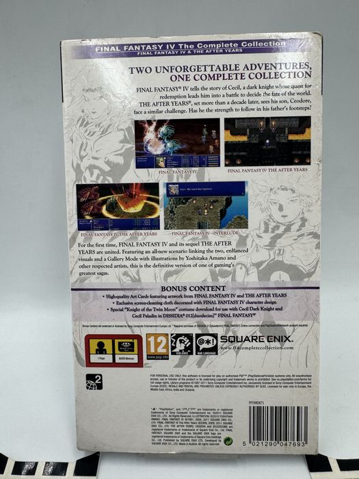 Final Fantasy 4 The Complete Collection PSP Gwarancja