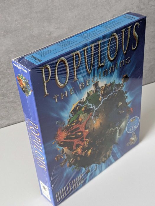 Populous: The Beginning gra folia BIG BOX PC ENG z 1998 r.