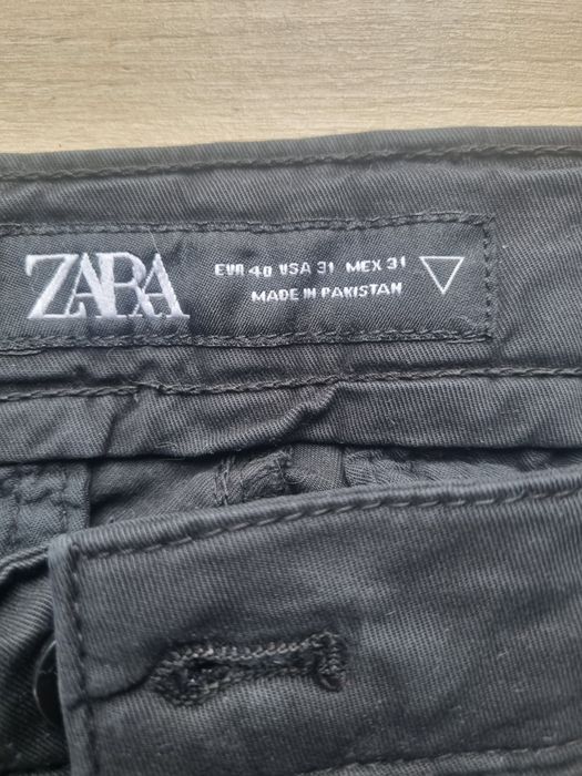 Spodnie chłopięce męskie ZARA rozm. 40 czarne