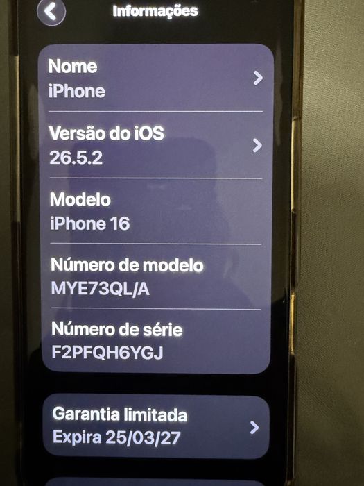 Iphone 16 praticamente como novo