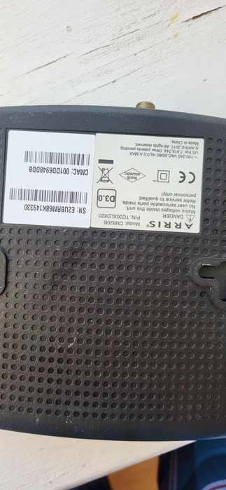 Кабельный модем Arris CM820B (DOCSIS 3.0)