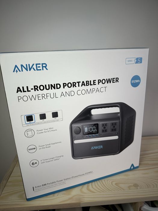 Зарядна станція ANKER 535 PowerHouse - 512Wh/AC 500W