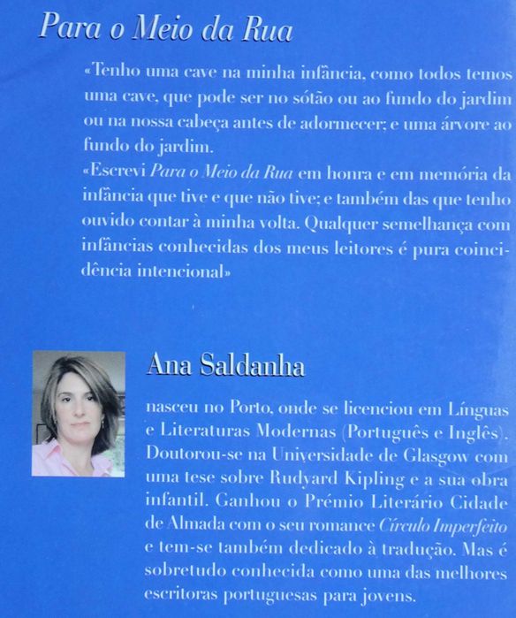 Para O Meio da Rua de Ana Saldanha