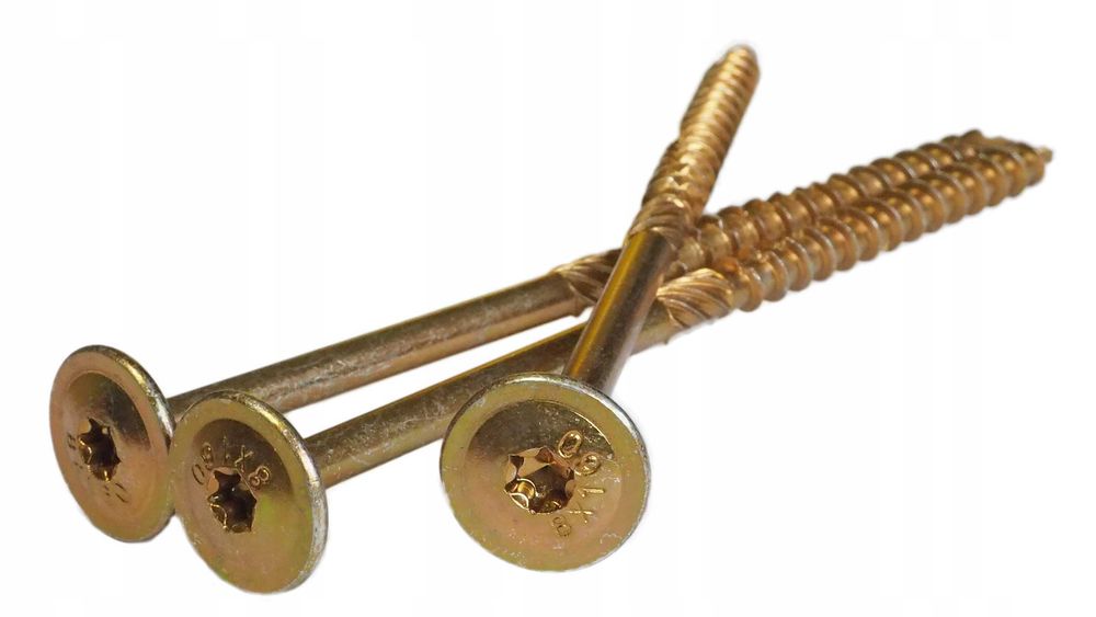 wkręty do drewna 8x180 Talerzowe 50szt + Torx T40