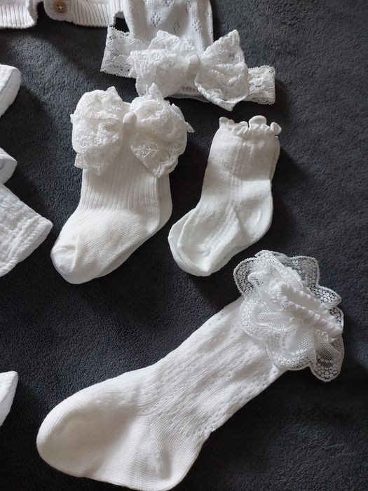 Ubranka na chrzest, roczek, wesele, uroczystość rozm. 80, 86