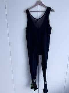 CALÇÕES JUSTOS COM ALÇAS BICICLETA HOMEM PRETO