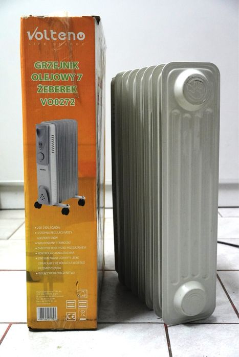Grzejnik olejowy Volteno 1500 W 7 żeberek olejak