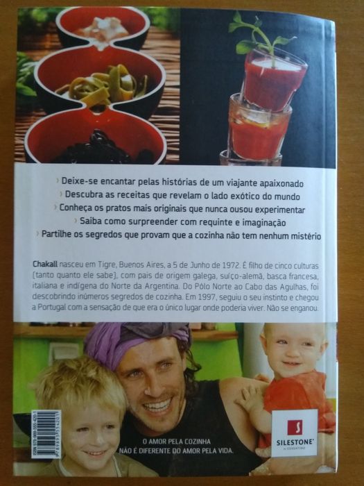 Livro culinária "chakall - cozinha divina"
