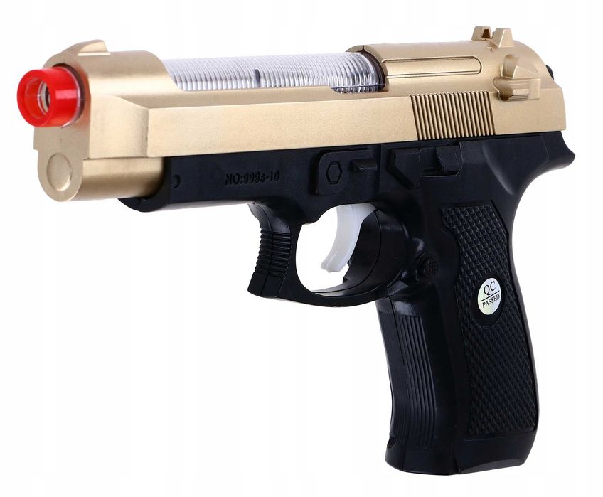 PISTOLET NA BATERIE dźwięk wibracje światło