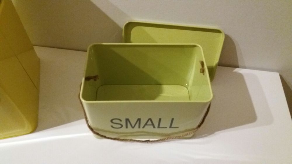 Caixas metálicas decorativas