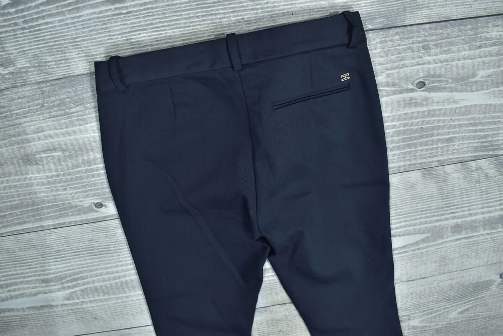 Tommy Hilfiger Granatowe Eleganckie Spodnie Damskie 34