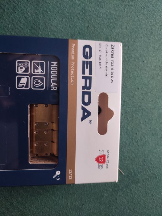Wkładka GERDA MODULAR SLR 12/12 – 5 kluczy