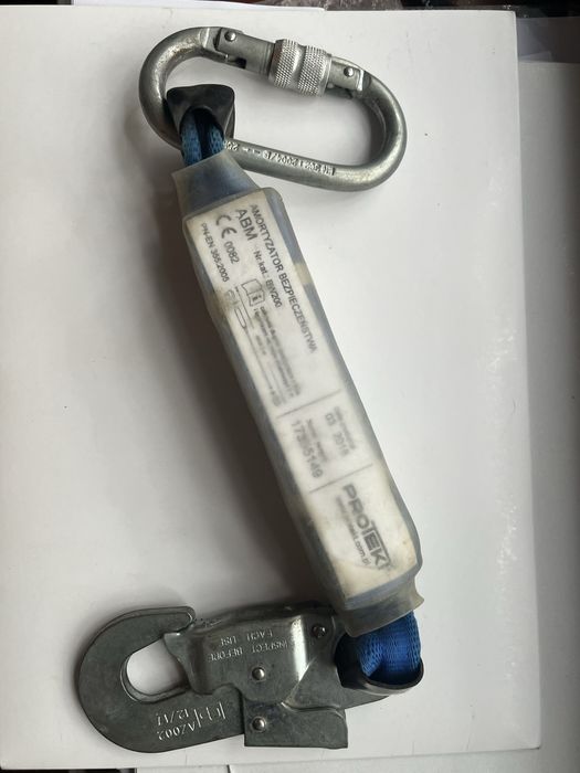 Amortyzator /bezpieczeństwa PROTEKT ABM BW200 z karabinkiem zakręcanym