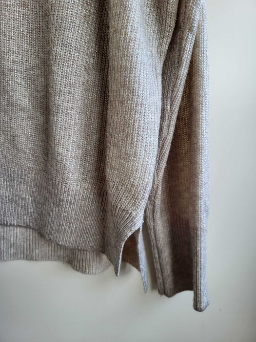 Blusa Beige com Brilho Dourado - lulu