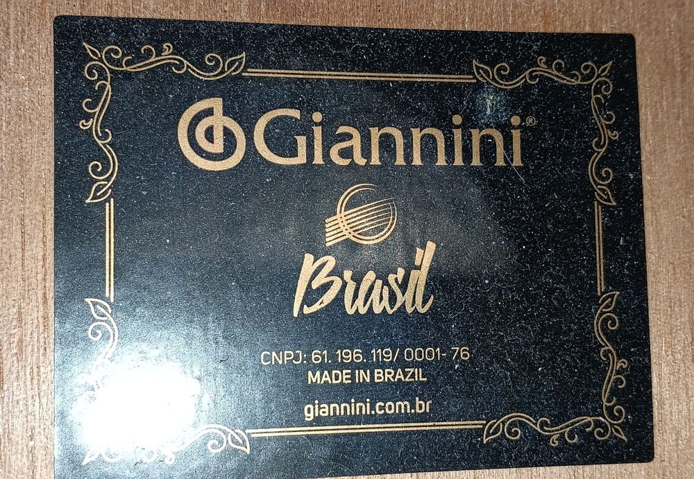 Violão elétrico nylon GIANNINI made in Brazil