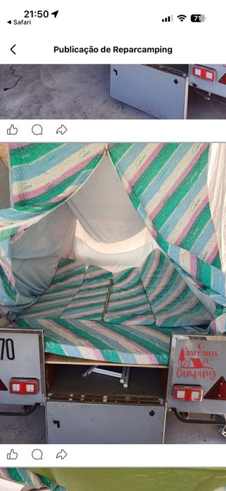 Auto tenda com avançado