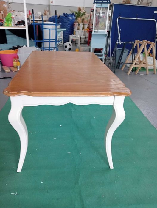 Mesa madeira maciça loja VIVA - extensível