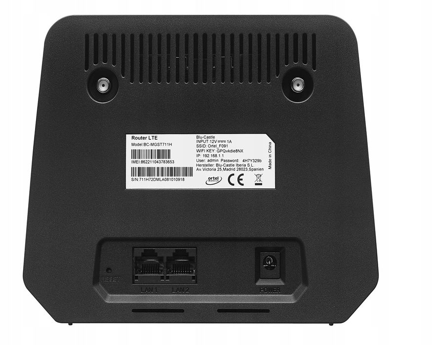 4G LTE WiFi роутер маршрутизатор Оrtel