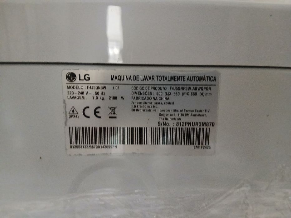 Máquina Lavar Roupa - LG