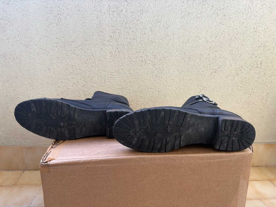 Botas pretas pele Pull & Bear
