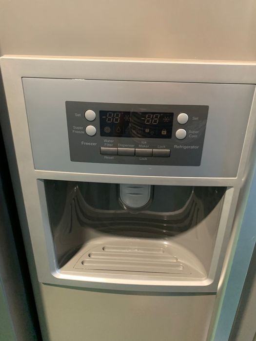 frigorifico bosch americano cinza